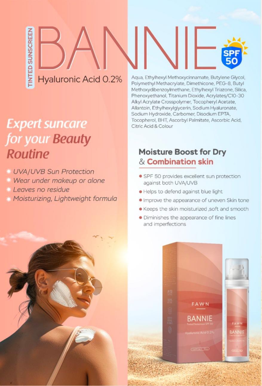 Sunscreen Cream with mois(Bannie)