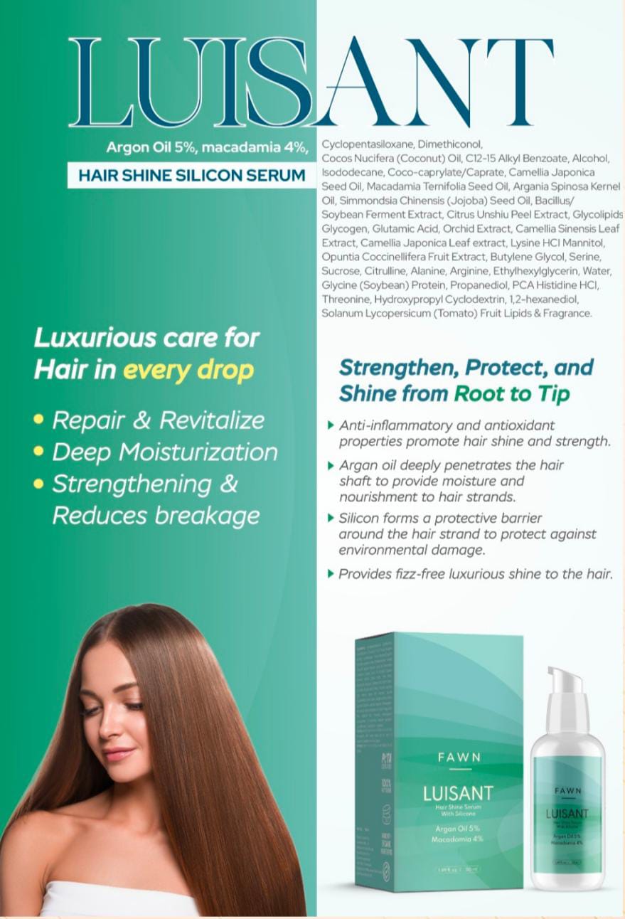 Hair shine silicon Serum (Luisant )