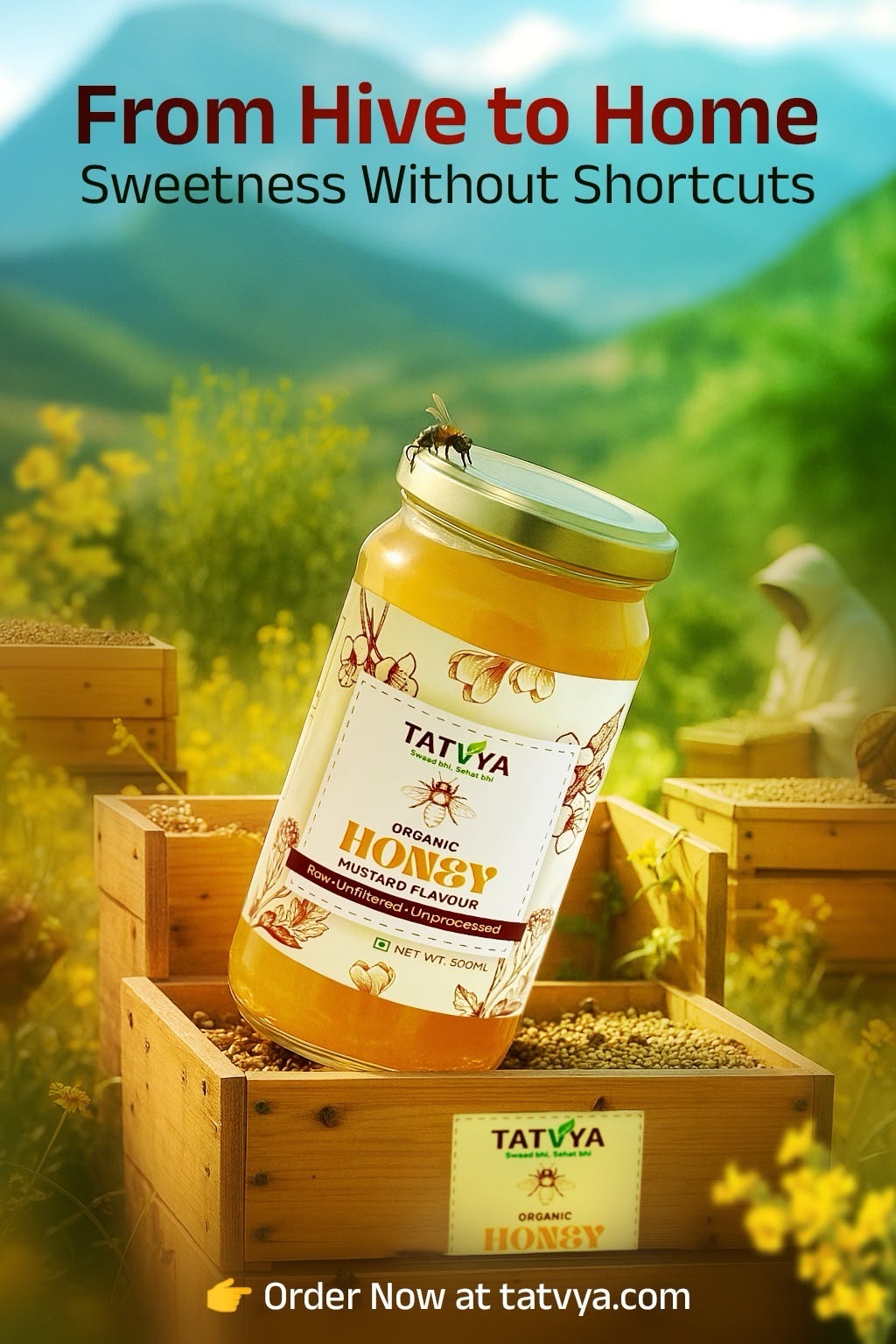 Honey Organic (Mustard)